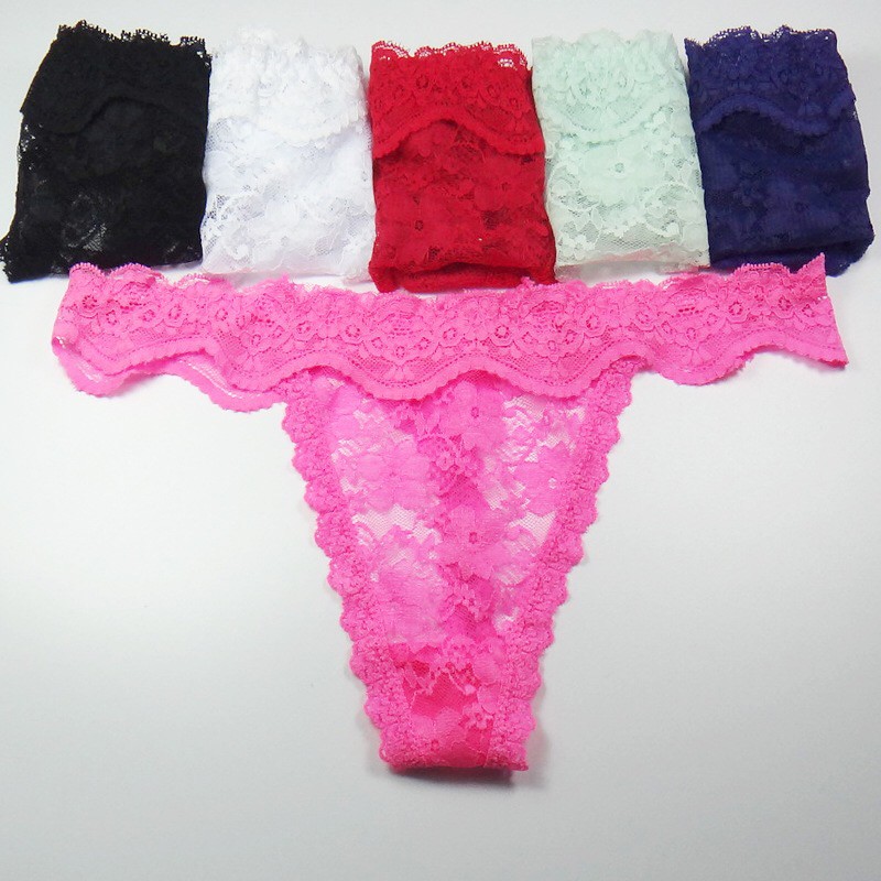 G-String wanita Celana Dalam sexy Lingerie lace Bahan c029