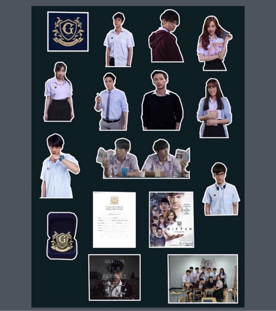 The gifted stickers series