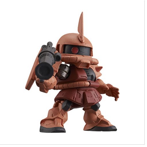 SD Gundam Gashapon Dash Char Zaku II