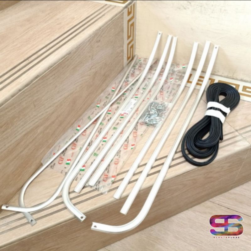 Triplang Lantai Dek Vespa Set Original CIF Super Vbb Vnb