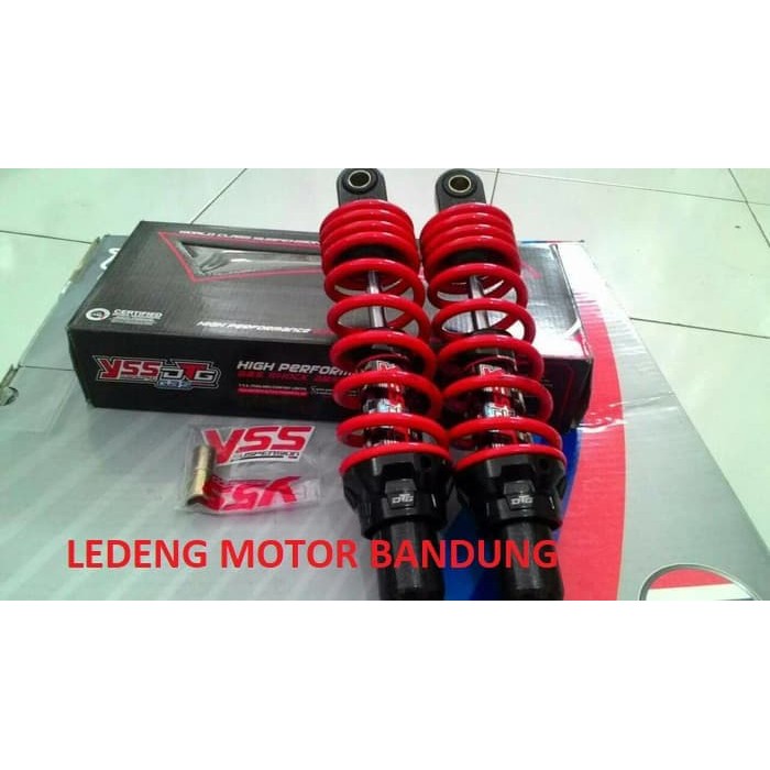 YSS DTG 340mm Twin Shockbreaker Belakang Honda Shock Gas Hybrid 340 LEDENG MOTOR