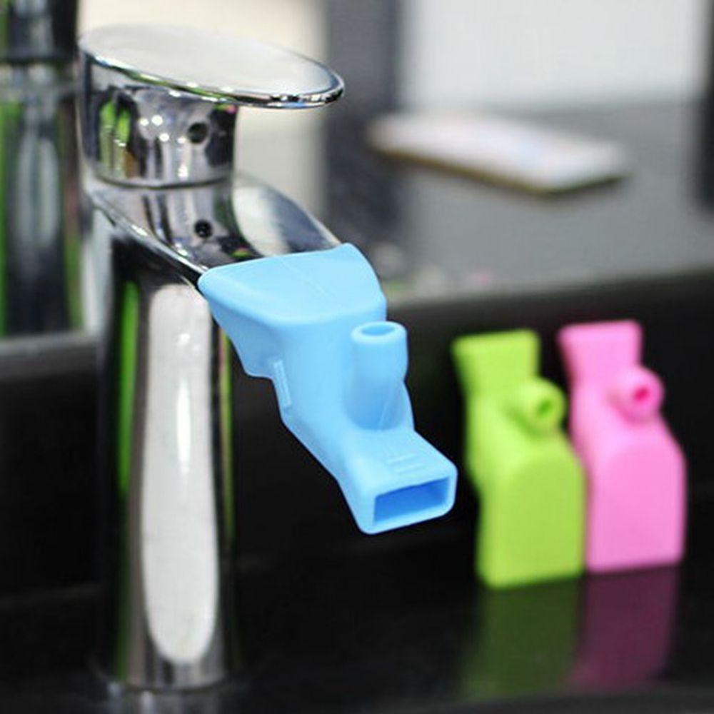 Lanfy Faucet Extender Silicone Alat Cuci Tangan Anak Mencuci Kamar Mandi Aksesoris Wastafel Dapur