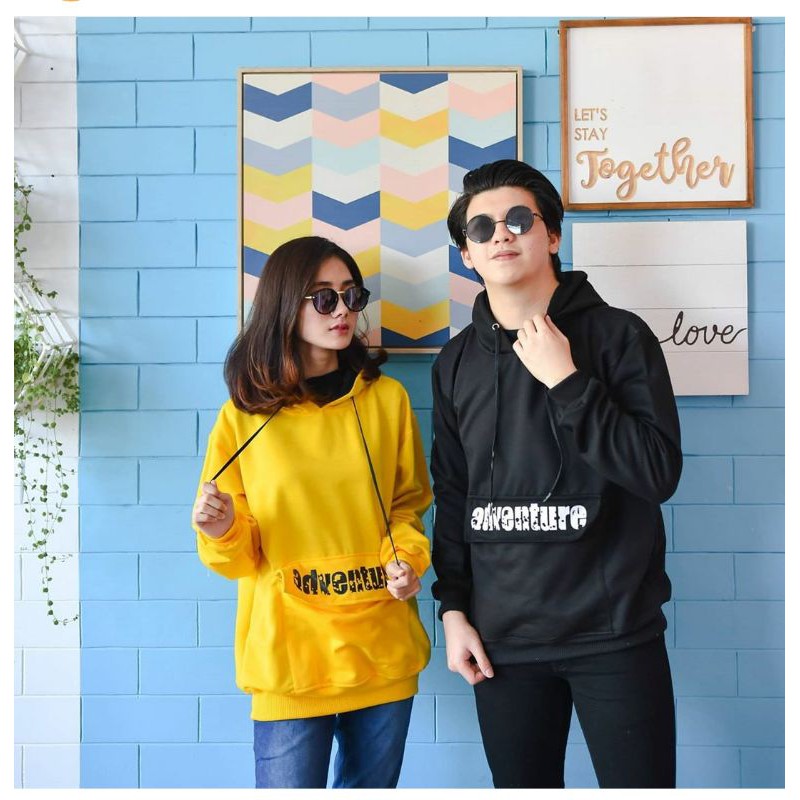 JAKET HOODIE  COUPLE  ADVENTURE TERBARU JAKET HOODIE  COUPLE  