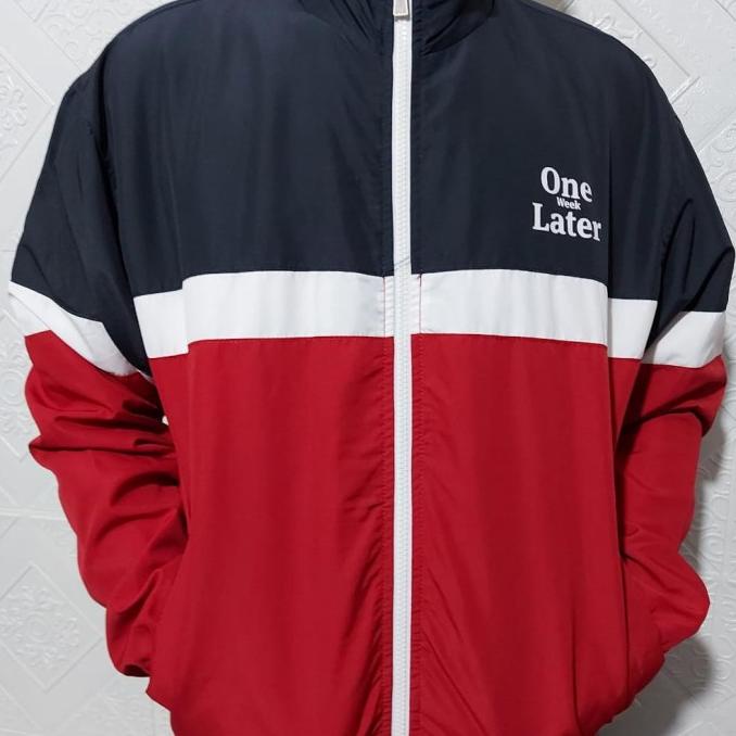 Termurah Xl- Jaket Bomber Pria Nevada-Navy Merah