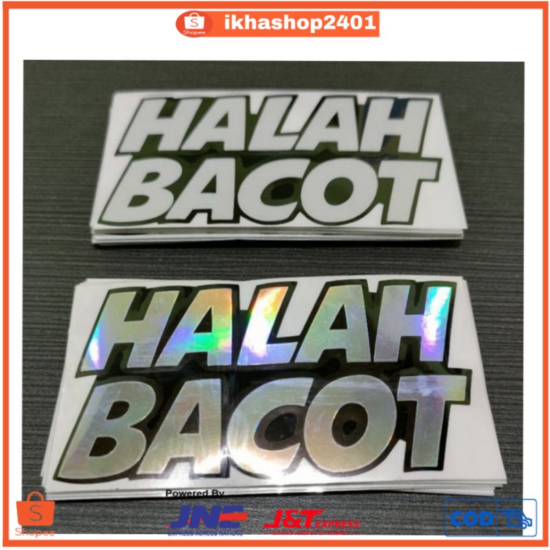 

Murah stiker Halah bacot cutting / Cod