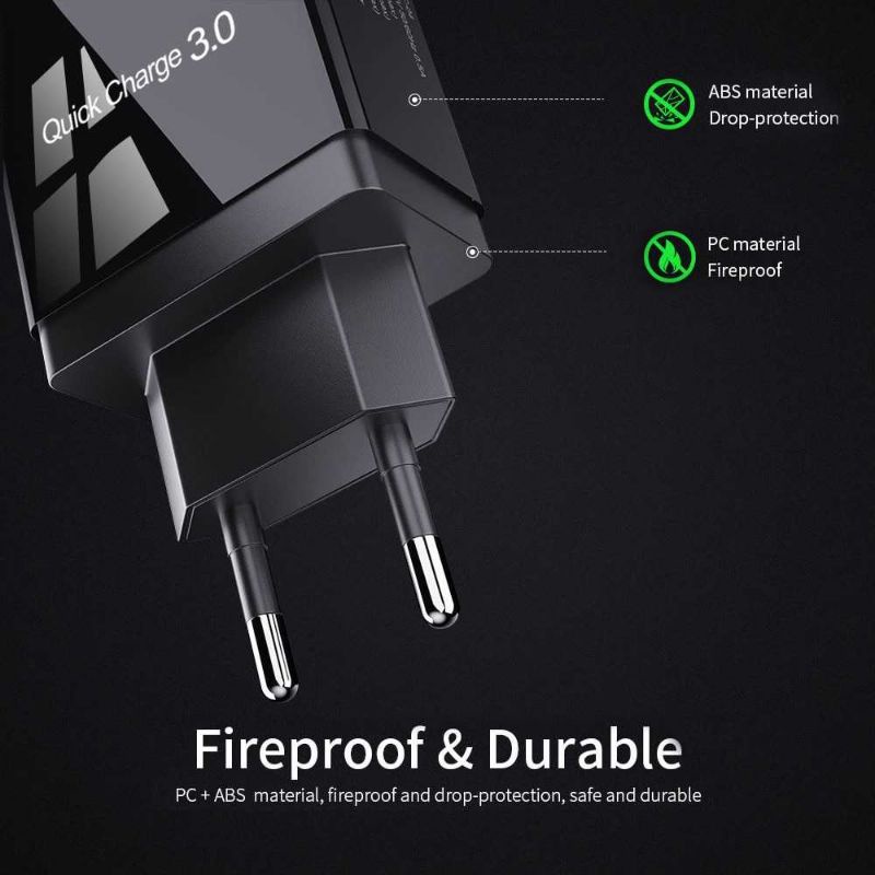 OLAF Charger USB Fast Charging QC3.0 4 Port 48W - HC-376