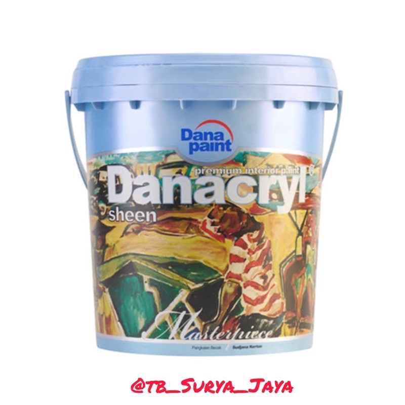CAT TEMBOK DANACRYL SHEEN DANAPAINT 2.5 LITER ANEKA WARNA