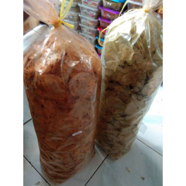 

Keripik kaca kemasan 500 gram