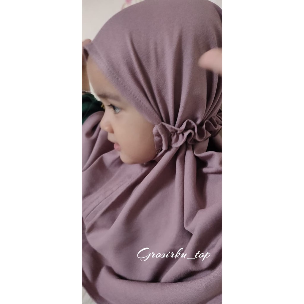 (NEW) Bergo maryam anak kriwil , bahan diamond