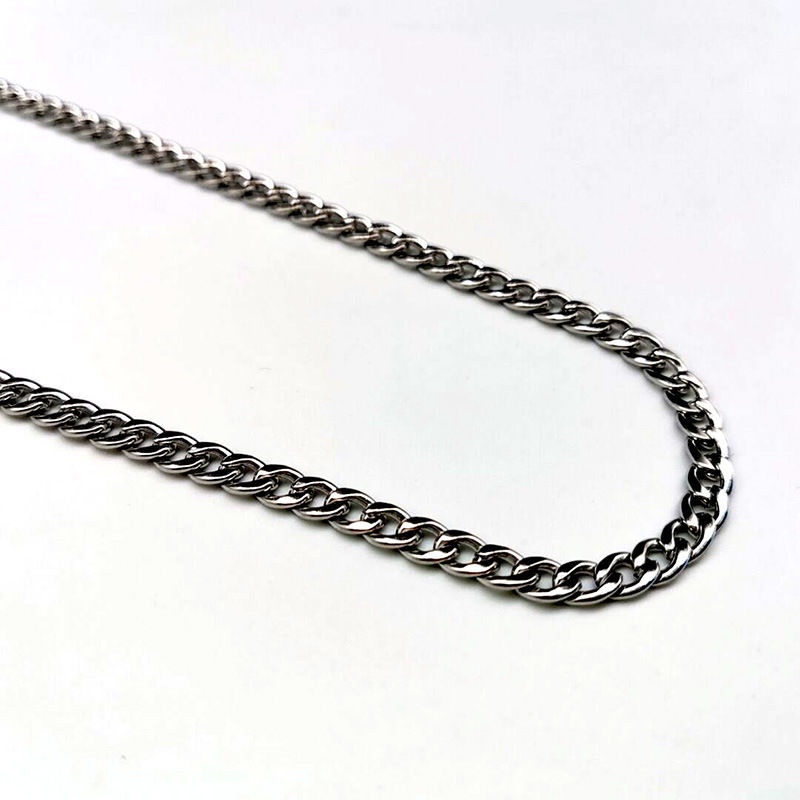 Emas titanium steel kalung rantai stainless steel klavikula rantai Korea fashion Pria hip hop punk k