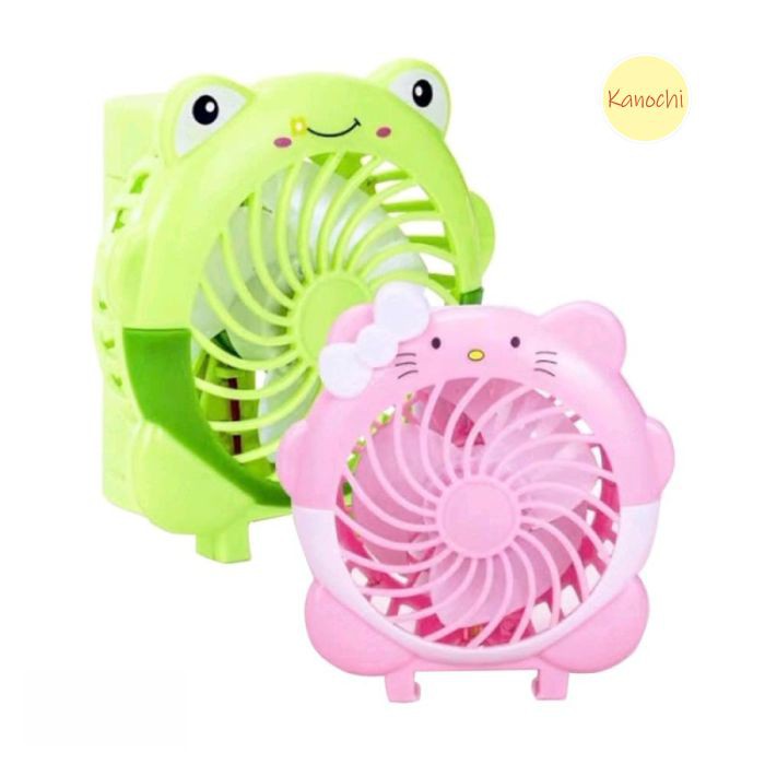 Kipas Mini Fan Cute Cartoon MINI FAN FAN PORTABLE KARAKTER