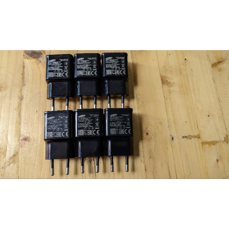charger Samsung galaxy S8 S9 note 8 note 9 original copotan bawaan Hp (adaptor)