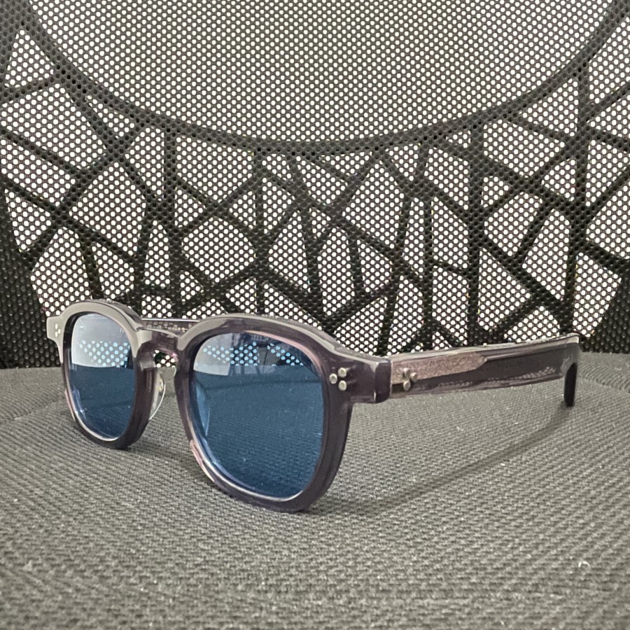 Frame Kacamata Pria Wanita Moscot Momza Sun Lensa Pasific Blue