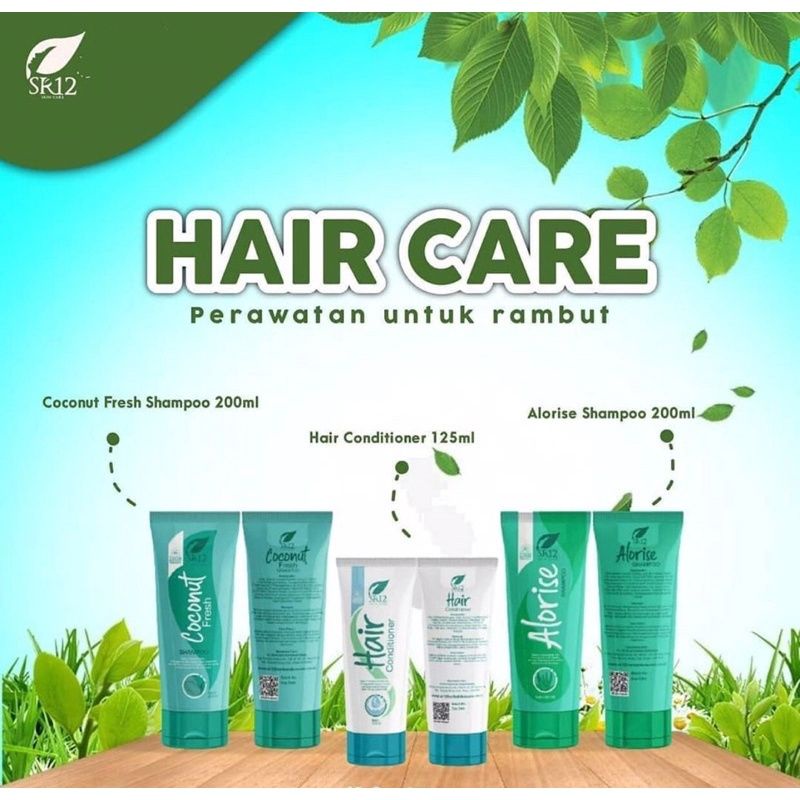 HAIR CARE SR12 SHAMPOO ALORISE/SHAMPOO COCONUT FRESH/HAIR CONDITIONER PERAWATAN RAMBUT RONTOK/SAMPO 