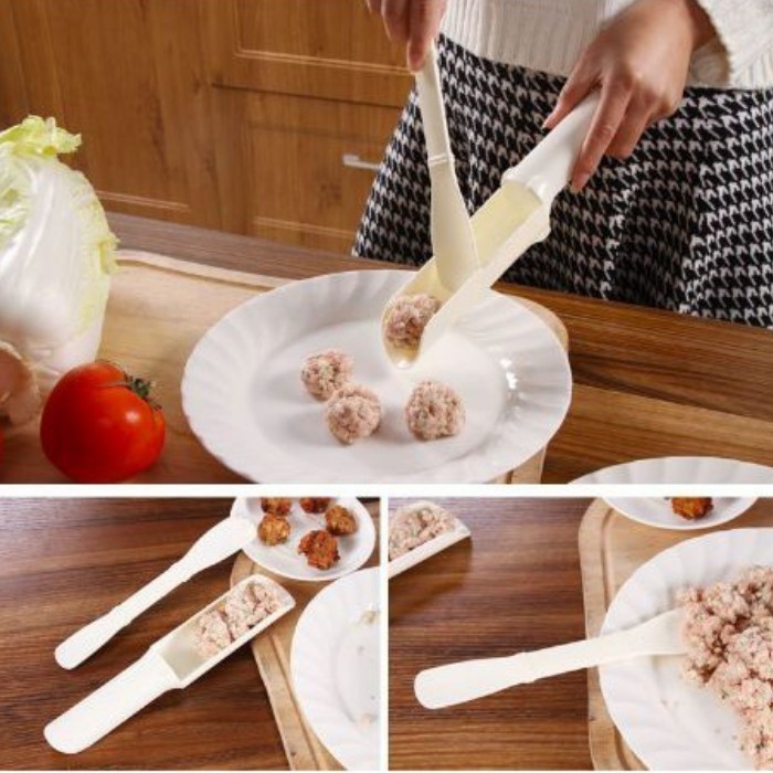Alat Cetakan Bakso Bakwan Meatball Maker Alat Pencetak Pentol 2 Sisi