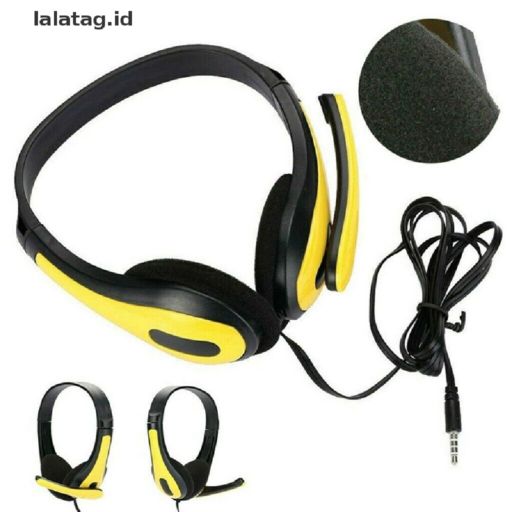 (Flyag) Headset Gaming Kabel Dengan MIC Untuk Handphone (ID)