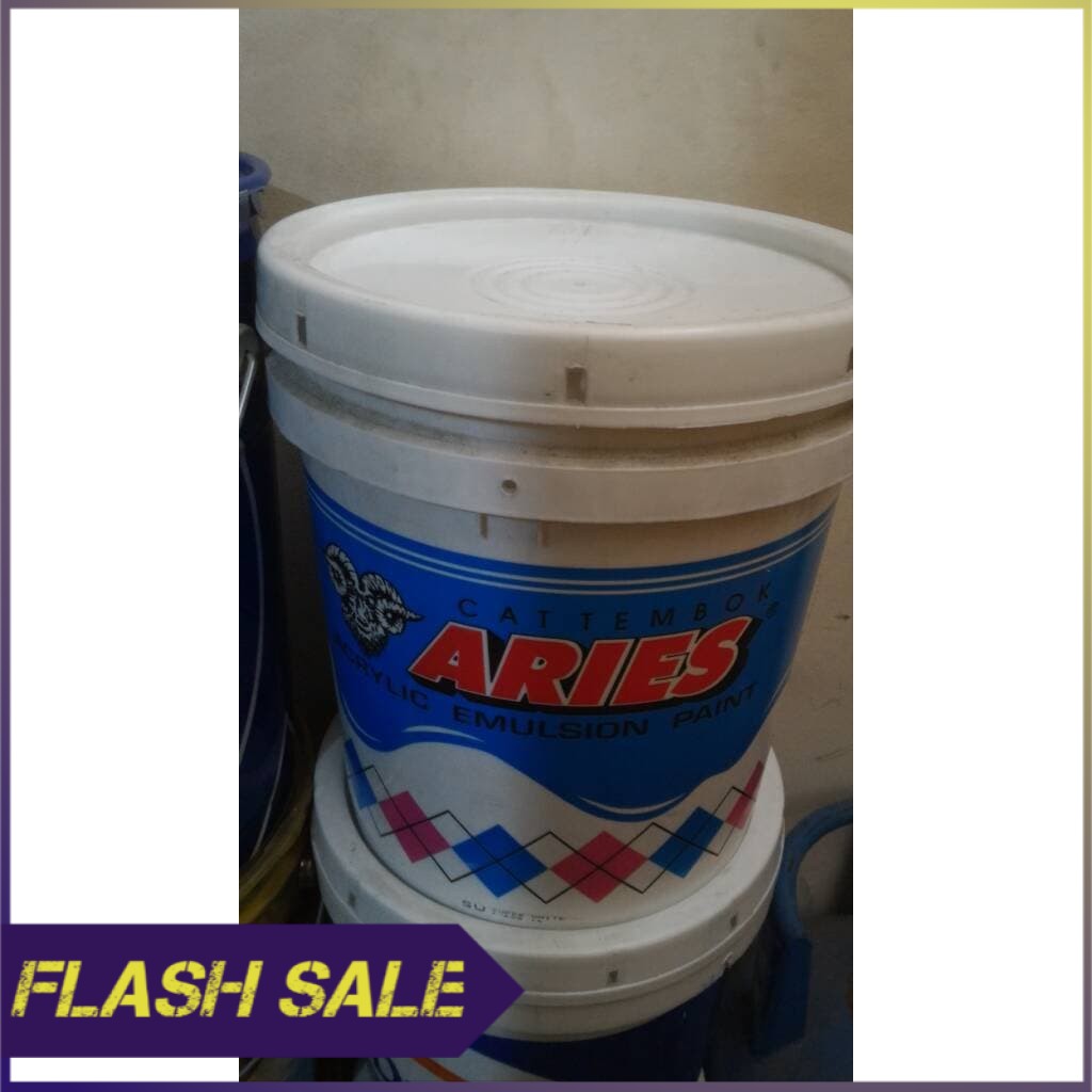 Cat Tembok Aries Putih  25 Kg