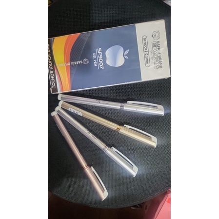 

BALLPOINT BULPEN PULPEN JELL GOLD/SILVER 05mm