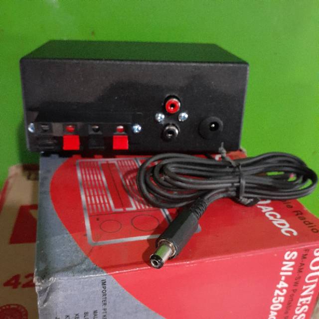 POWER AMPLI mini 12 VOLT UNTUK MOTOR  DAN MOBIL tanpa adaptor