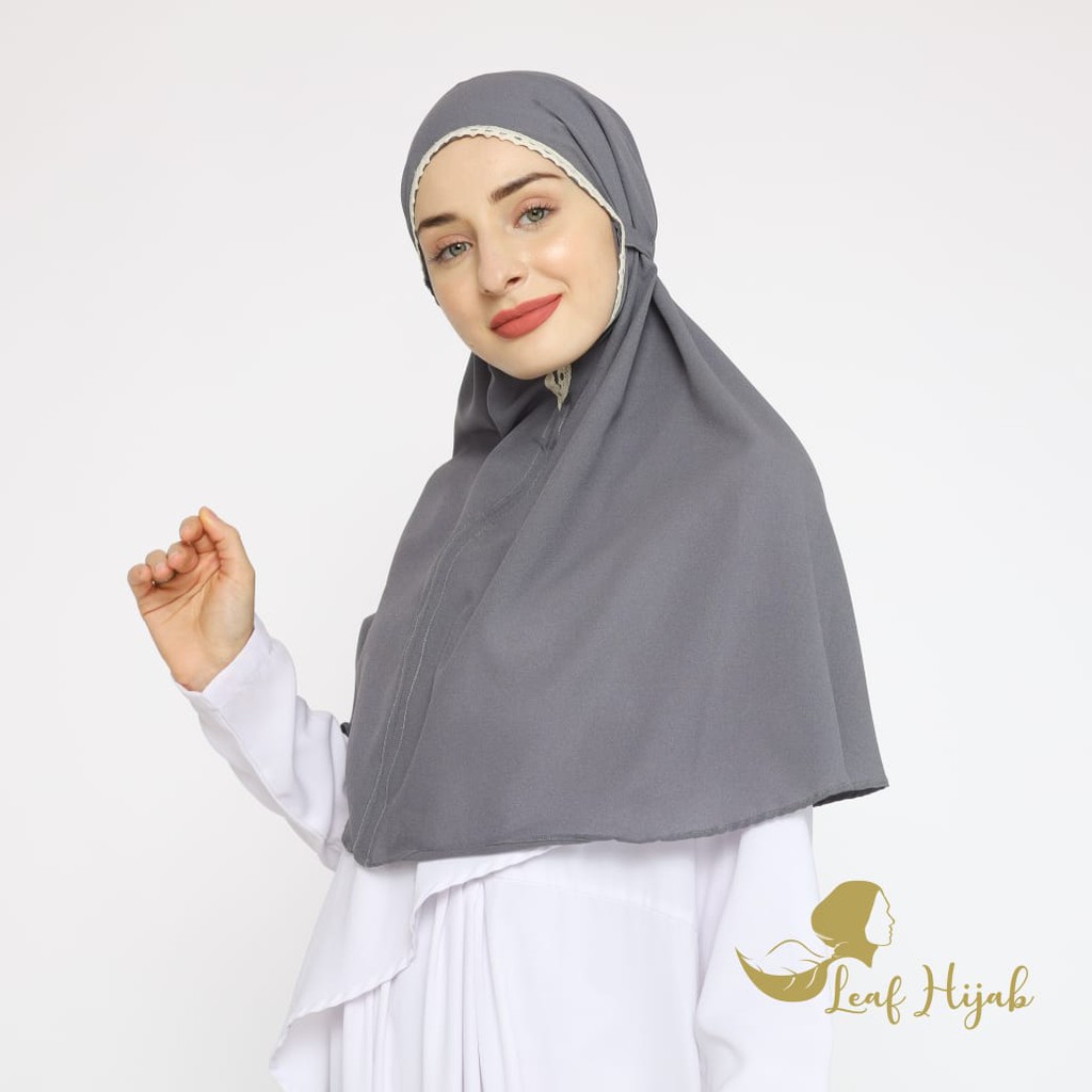 Kerudung Bergo Renda Tali Diamond Renda , Bergo Maryam Renda Diamond Hijab Instan | Hjb Oriani