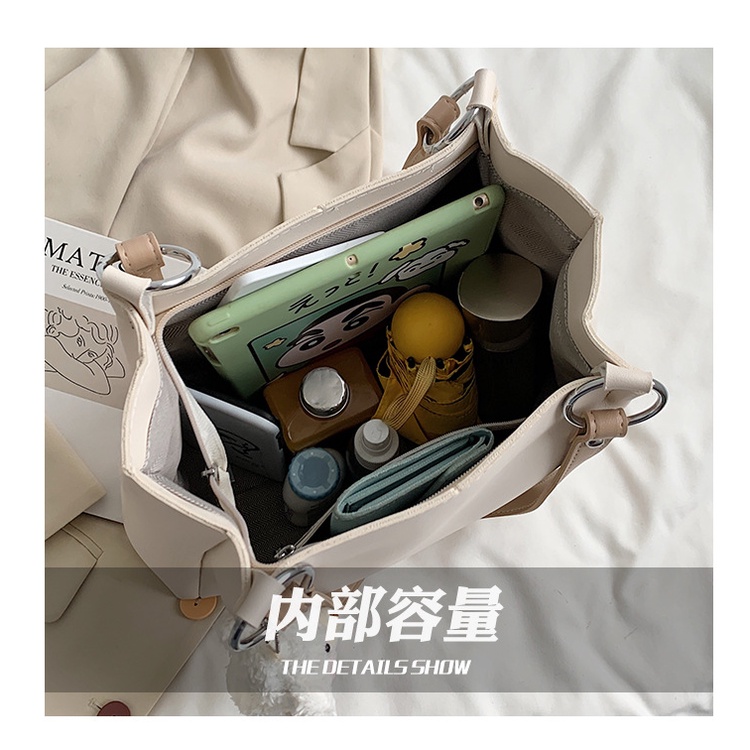 BJ81887 - BEIGE/BLACK/YELLOW - TAS WANITA FASHION IMPORT MODIS ELEGAN TERMURAH TERLARIS TERBARU BAGSTORE JAKARTA TAS BATAM GT1887