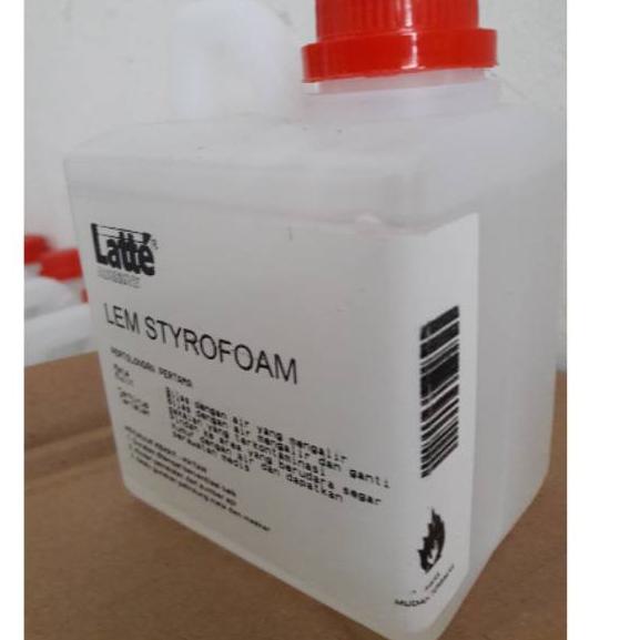 

[KODE PRODUK EEG7M5848] Jual lem styrofoam cair LATTE UNITAC 500 gr untuk gabus prakarya