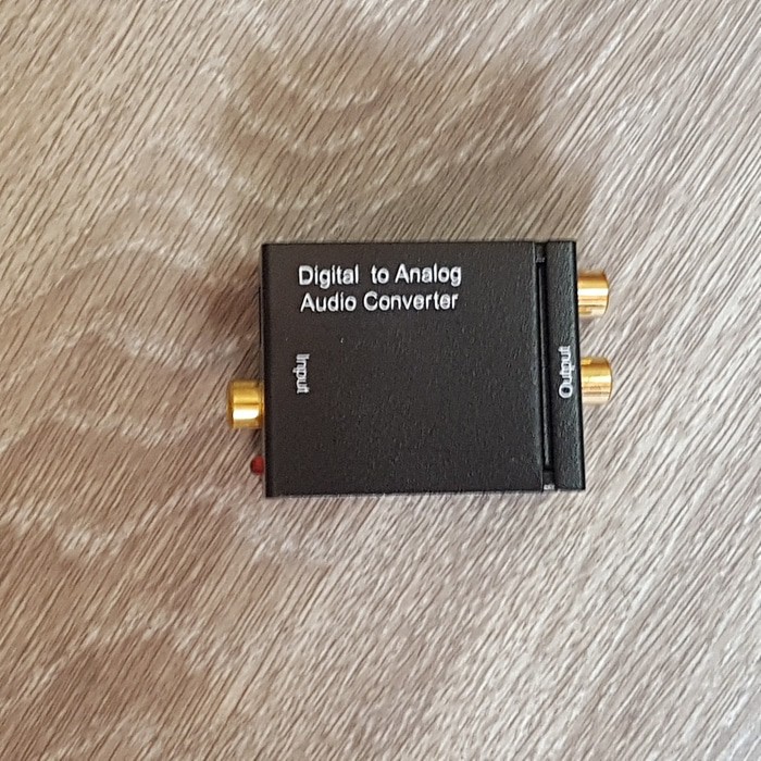 Digital to Analog Audio Converter Optical Toslink to analog RCA