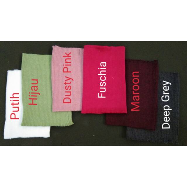 CIPUT RAJUT BASIC POLOS 1 WARNA