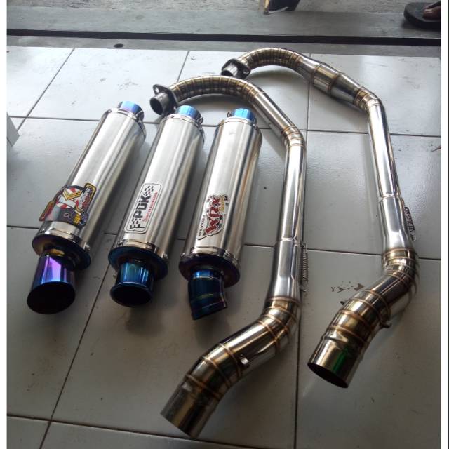 Knalpot PDK WR X Kawahara Fuell Sistem Tiger Megapro