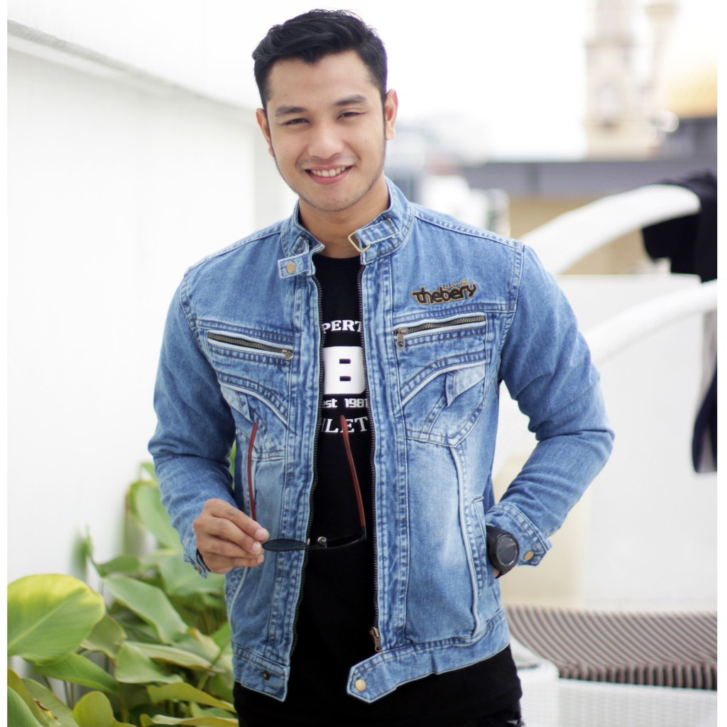 Jaket Jeans Denim Pria Scrup