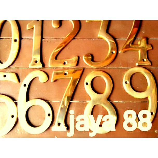 ☚ Nomor rumah huruf angka plat rumah ➦