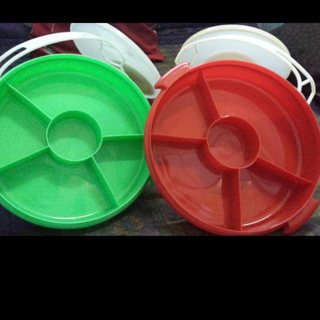 ✻ RANTANG CATERING SUSUN 3 BULAT PLASTIK / BOX CATERING SS 3 OMPRENG KOTAK MAKANAN ✱