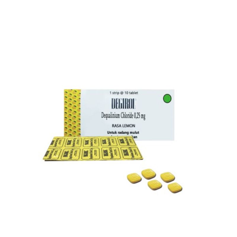 Jual Degirol Tablet Hisap Radang Mulut & Tenggorokan Shopee Indonesia