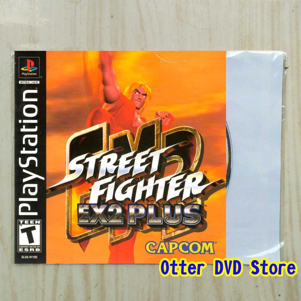 Kaset CD Game Ps1 Ps 1 Street Fighter EX2 Plus