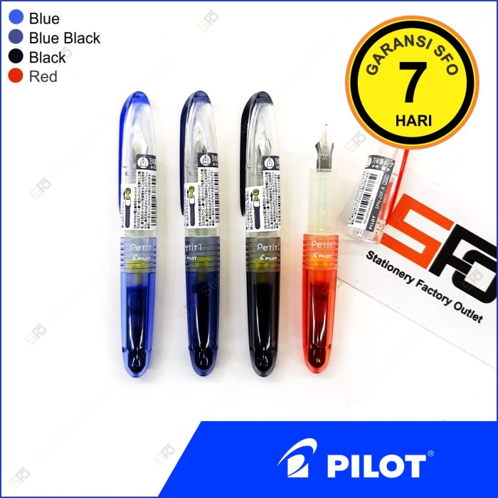 TERBARU Mini Fountain Pen Pilot Petit 1 - Blue Black