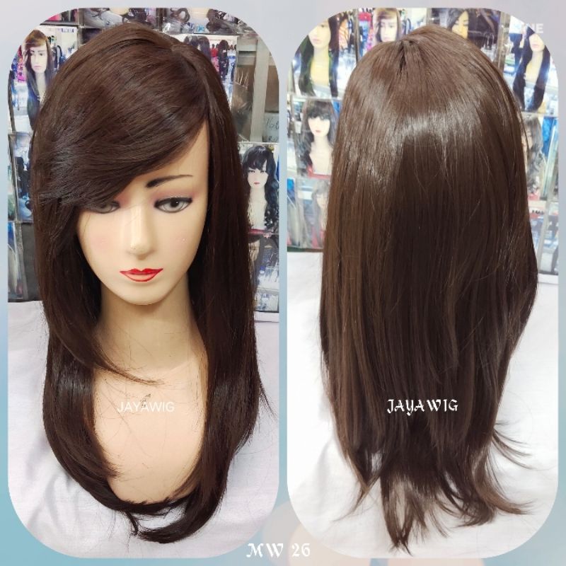 Rambut Palsu Segi Panjang Wig Segi