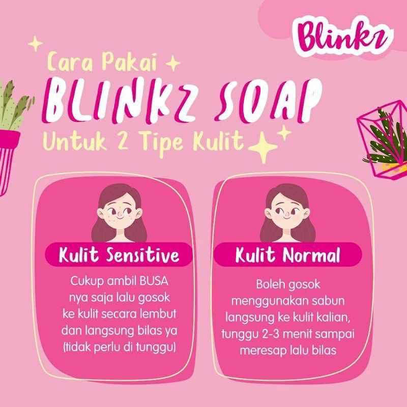 Blinkz Soap BPOM | Sabun Blinkz Pencerah Wajah dan Badan | Brightening Soap Blinkz