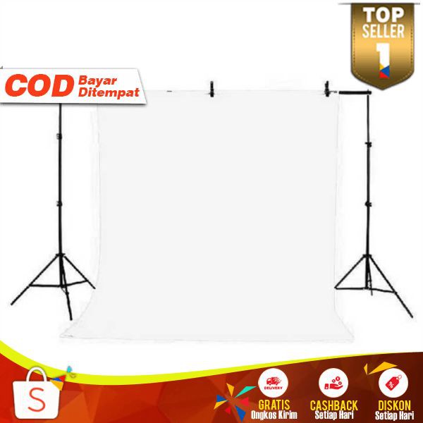 Bracket Stand Backdrop Foto Studio 1.6mx2m Tiang Breket Background Braket Studio Photo Murah