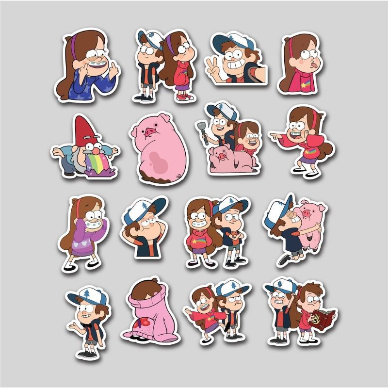 

Stiker laptop Gravity Falls /Stiker Hp/ Stiker Thumbler/ Stiker Gitar/MEJA BELAJAR/LEMARI/SEPEDA