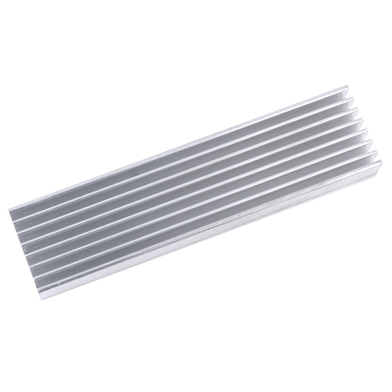 Heatsink High Power Elektronik Bahan Aluminum Ukuran 100x25 X 10mm