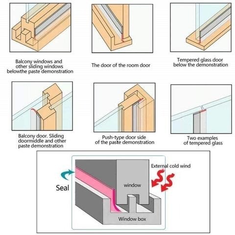 Profita Tape ORIGINAL | Isolasi Seal | Door Seal Tebal Penutup Celah Bawah Pintu Strip Segel Pintu