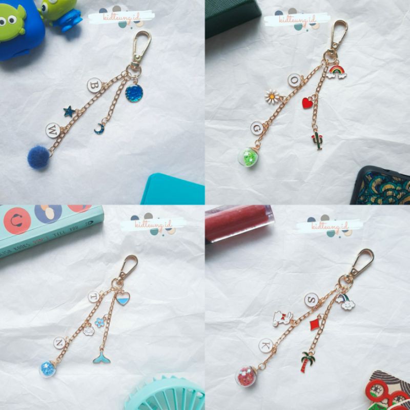 GMMTV SingKit OffGun TayNew BrightWin Ready Stock / PO Initial Keychain Special Edition