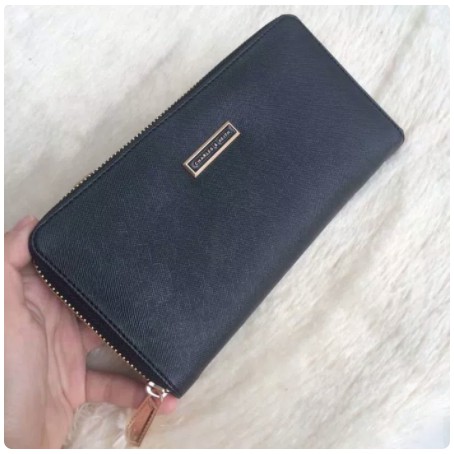 Tas Wanita | Tas Branded | Tas cewek | CK zip Wallet - Hitam [COD]