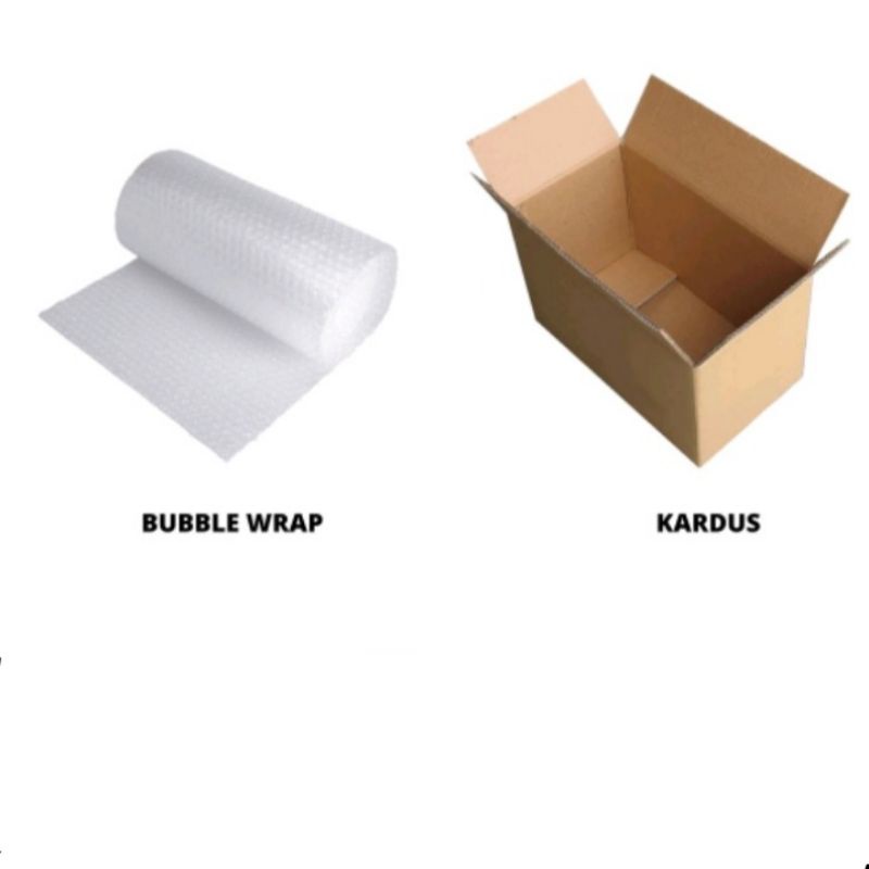 

TAMBAHAN PACKING BUBBLE WRAP DAN KARDUS