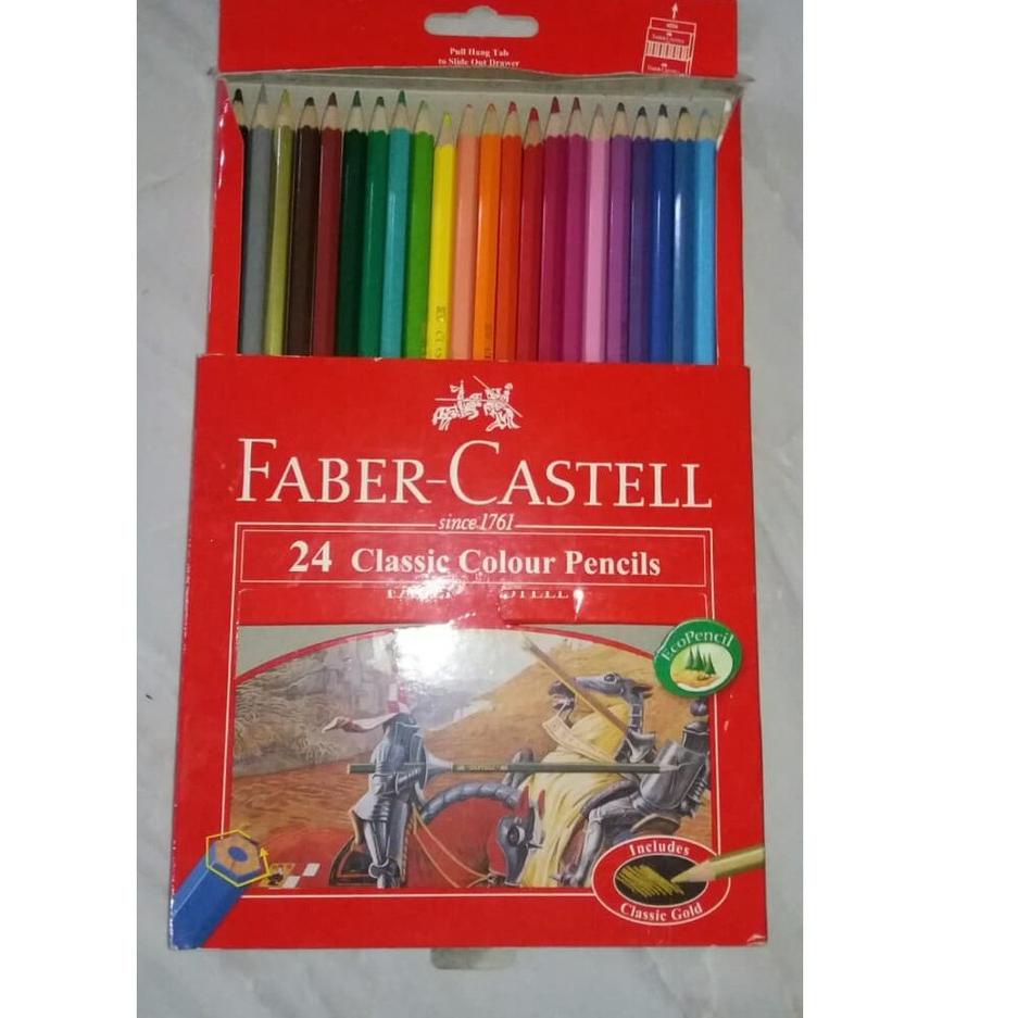 

Diskon Merakyat Pensil Warna Faber-Castell 24 Classic Colour Pencils (#115854)
