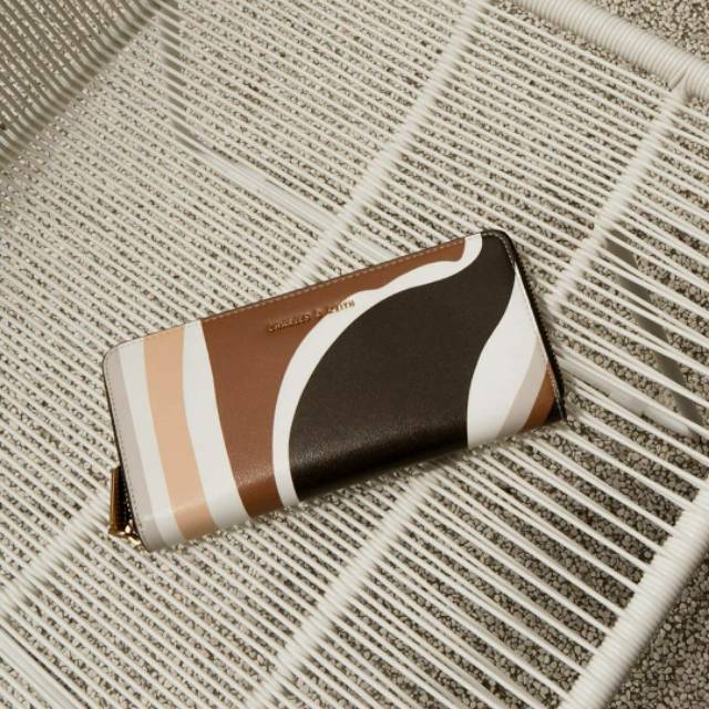 11.11 SALE | CK Croc-Effect Mini Long Wallet