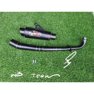 Knalpot racing supra x 125-karisma JRM matte black