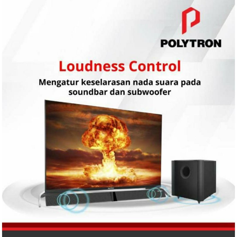 LED Polytron SoundBar PLD 43B8951 FREE SoundBar dimedan PROMO