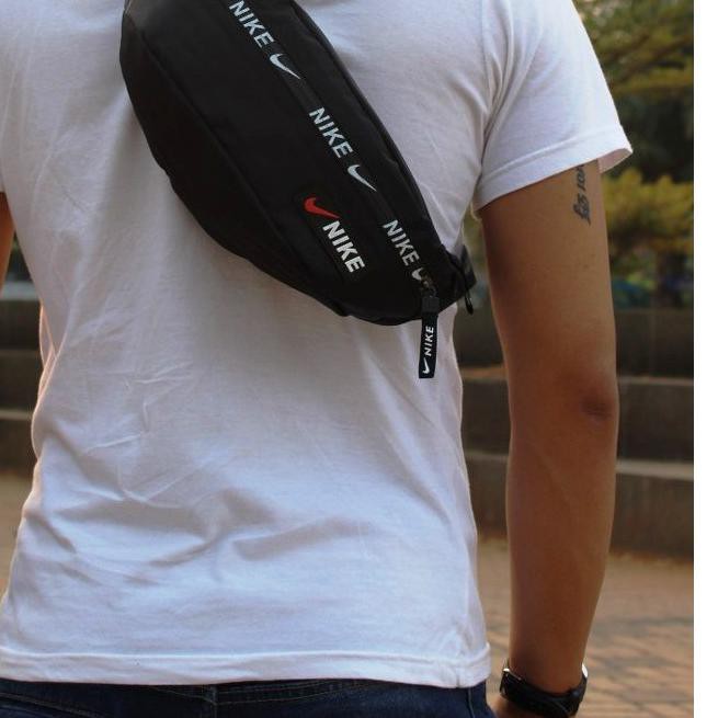 ✹ Tas Waistbag Reebok Bahan Waterproof Import High Quality Tas Pinggang Selempang Pria Wanita Unisex