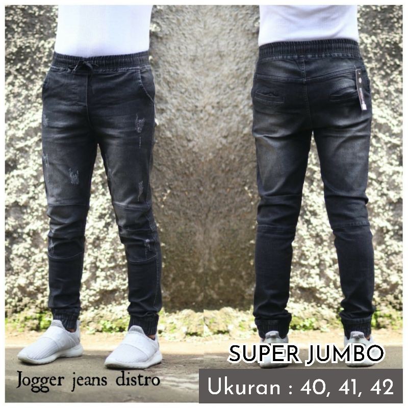 JEANS JOGER PRIA SUPER JUMBO